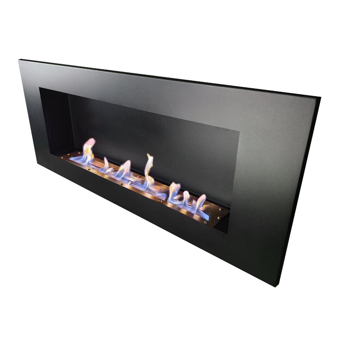 Биокамин "Русский огонь" Лофт 1200V встраиваемый с декоративным стеклом (стемалитом) по цене 33 700 руб.