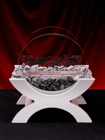 Биокамин "Русский огонь" Император белый по цене 21 800 руб.