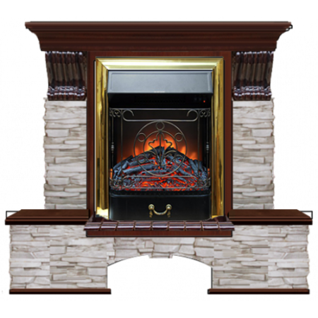 Бостон К Мисхор (красное дерево)+Majestic Brass