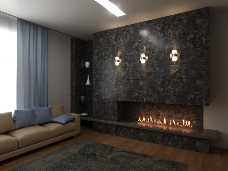 Автоматический биокамин Lux Fire Smart Flame 2000 Black по цене 