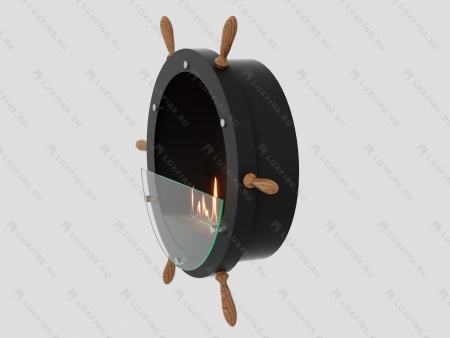 Настенный биокамин Lux Fire "Капитан 500 Н" XS (черный) по цене 49 390 руб.