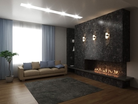 Автоматический биокамин Lux Fire Smart Flame 1600 Black по цене 