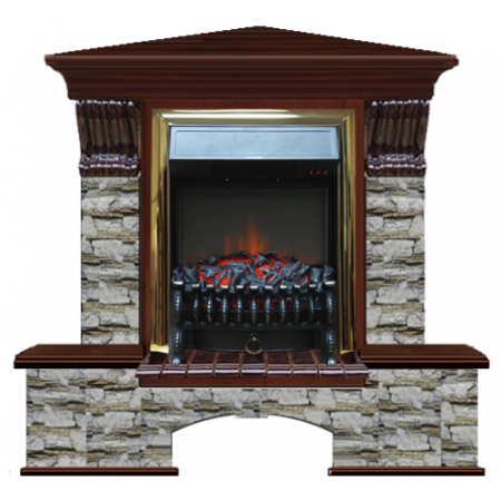 Бостон К Алтай угловой (красное дерево)+Fobos Brass